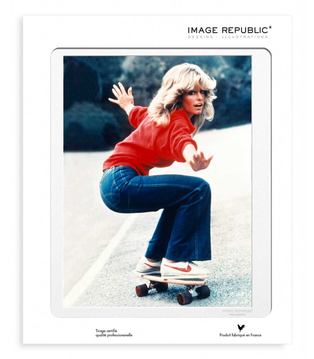 Affiche La Galerie Farrah Fawcett 40 x 50 cm Image Republic