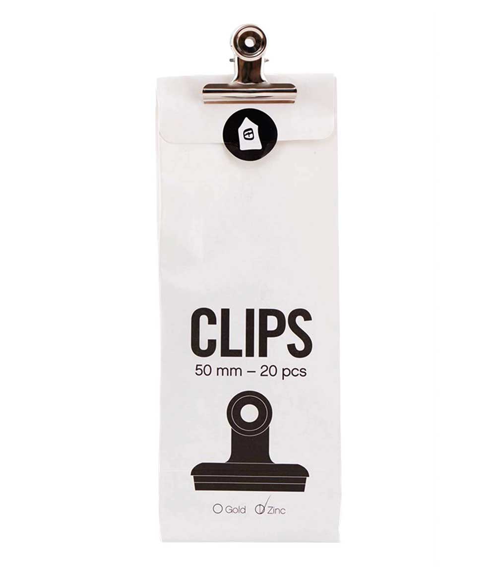Sachet de 20 clips noirs Monograph