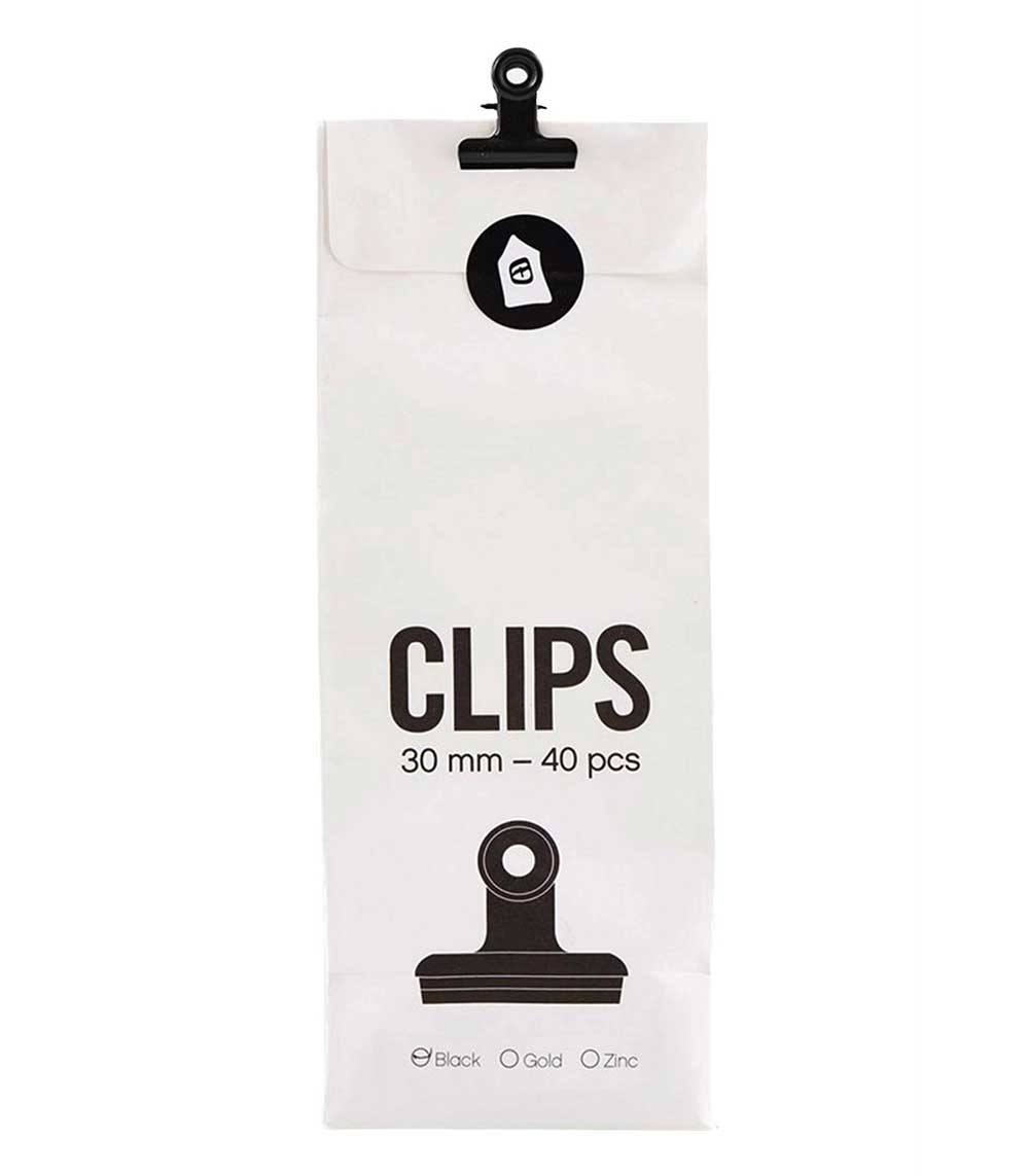 Sachet de 40 clips noirs Monograph