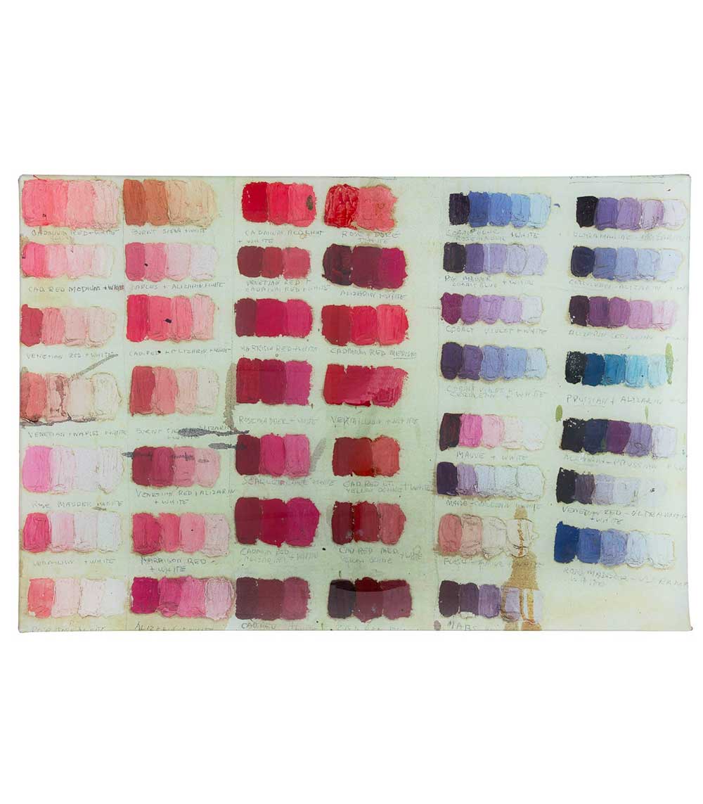 Plateau de service Painter's studio rouge 55 x 37,5 cm John Derian