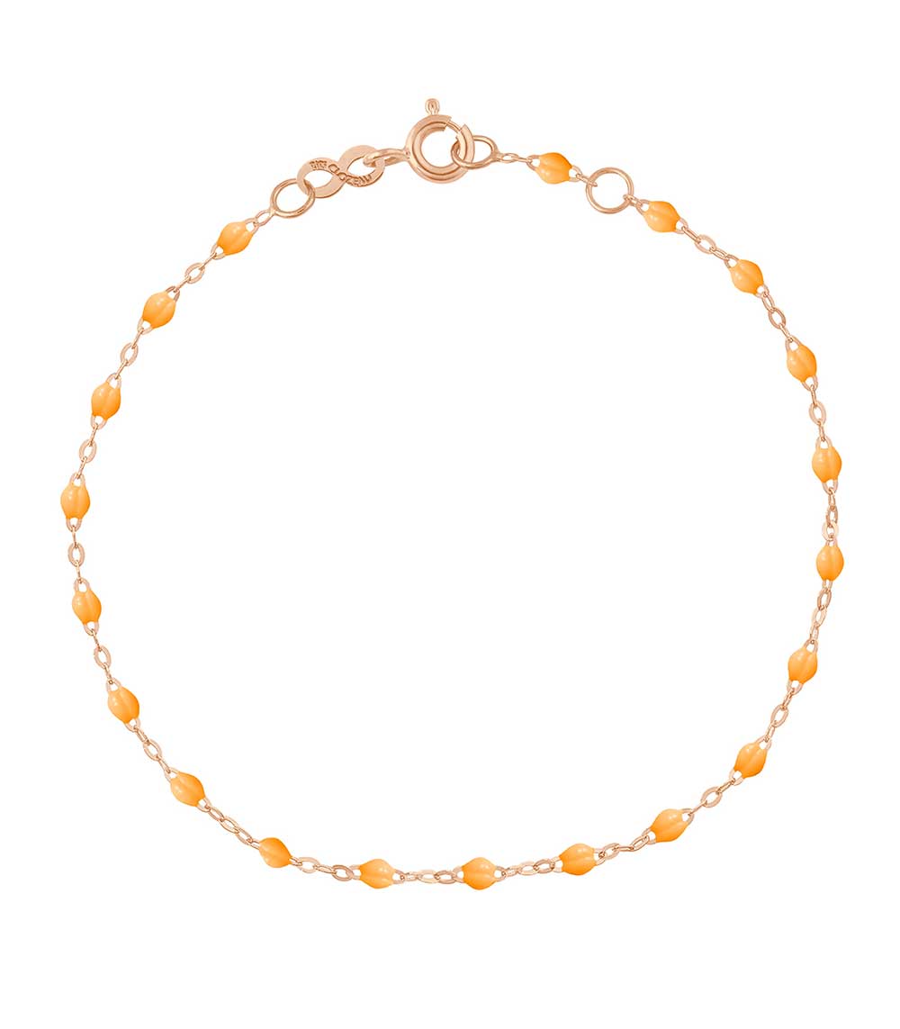 Bracelet Or rose et Perles de résine Gigi Clozeau