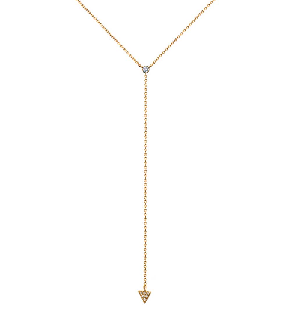 Collier dream Y triangle diamants And... Paris