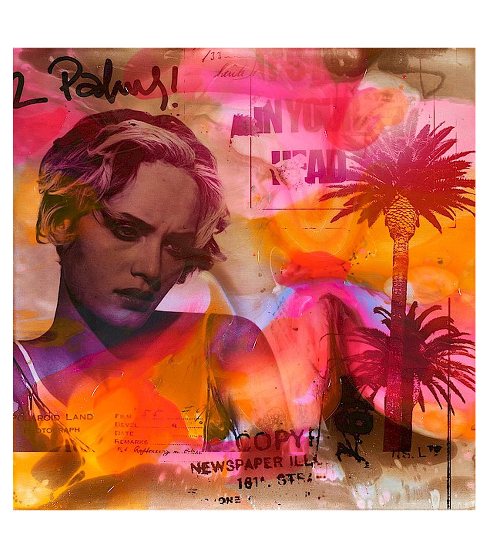 Tableau 2 Palms 1/9 18357 130 x 130 cm Jörg Döring