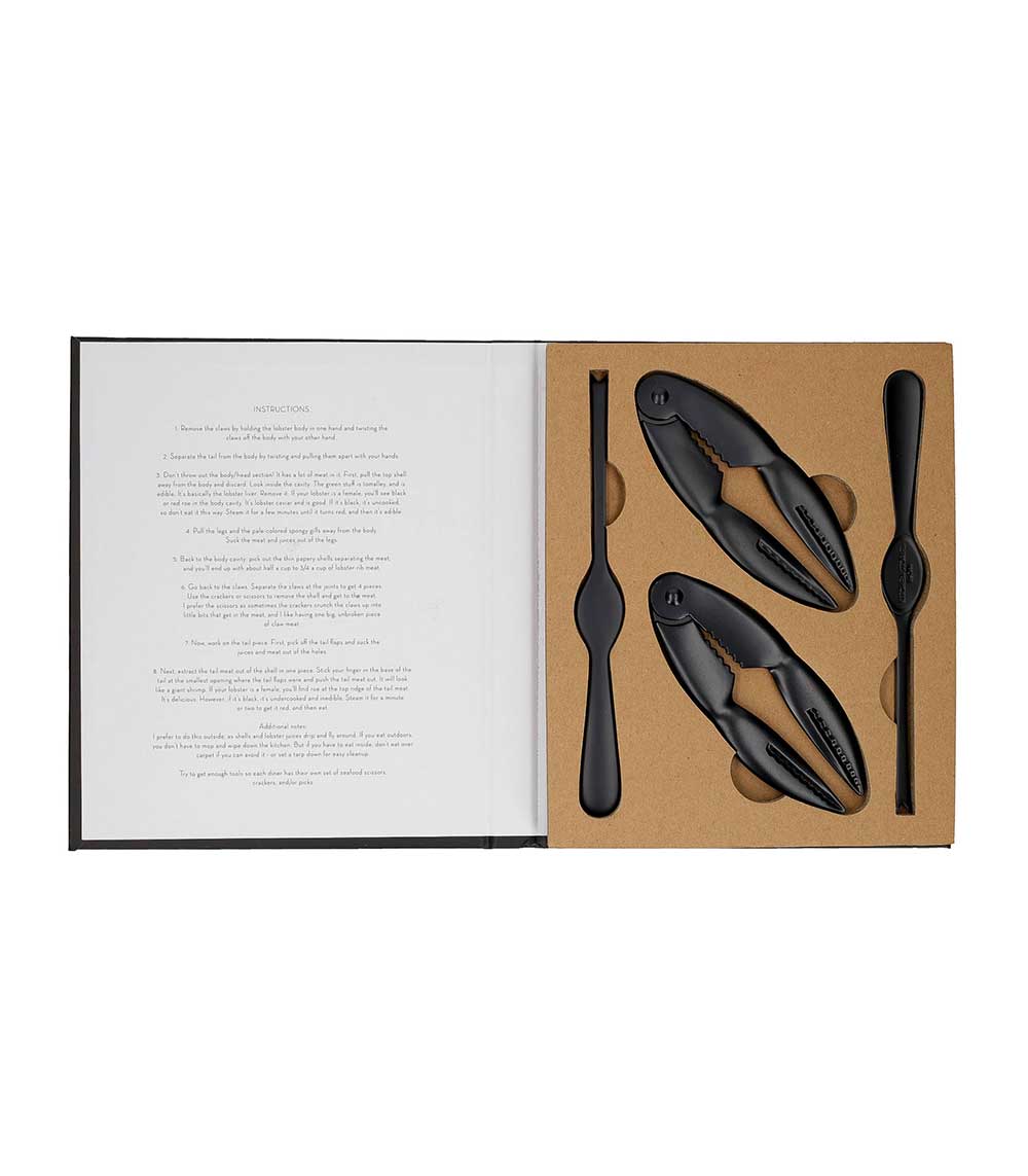 Coffret 2 pinces à crabe et 2 curettes Byon