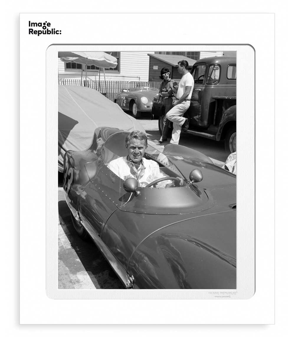 Affiche McQueen mono 40 x 50 cm Image Republic