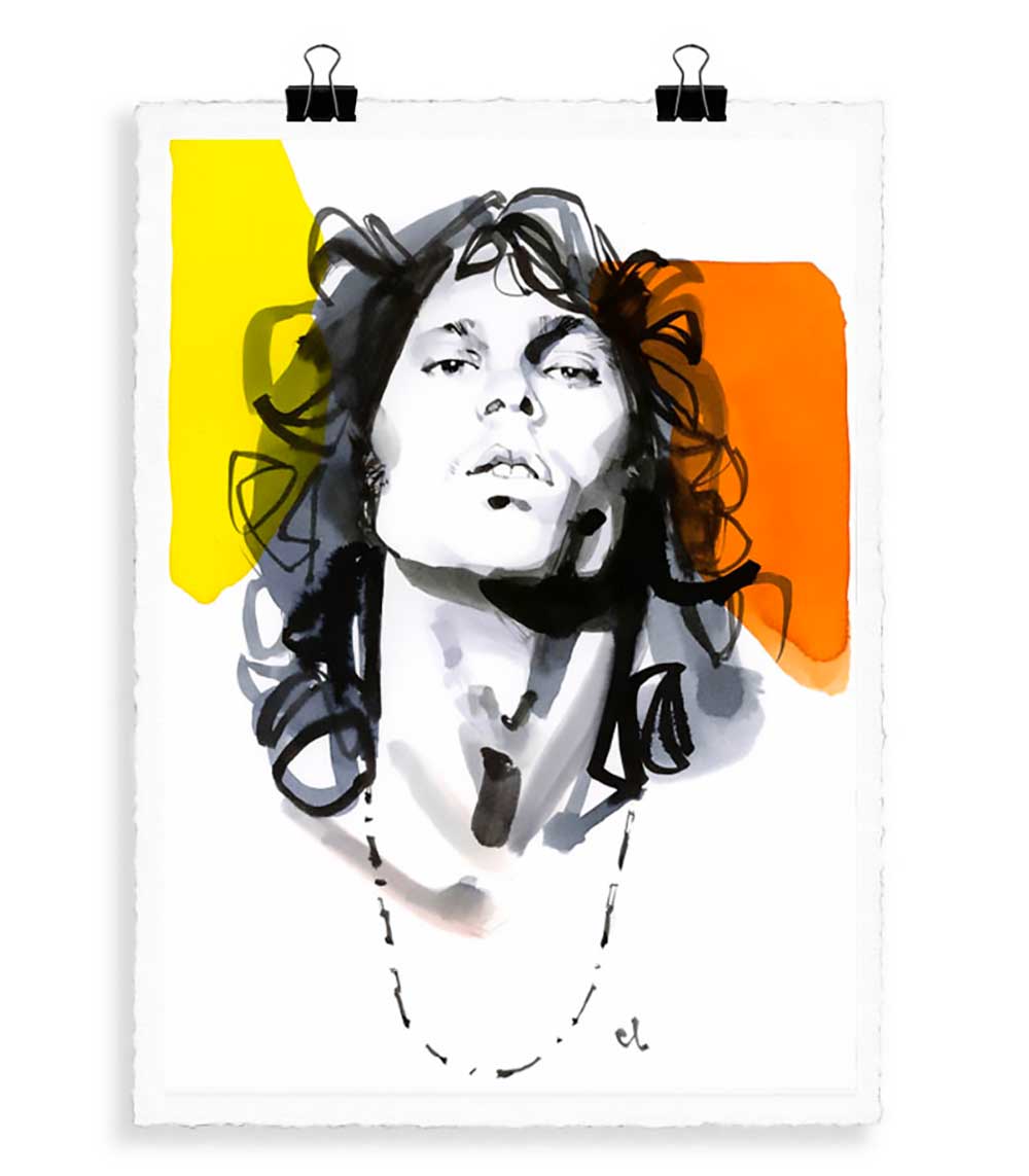 Portrait M7 Jim Morrison 56 x 76 cm Image Republic