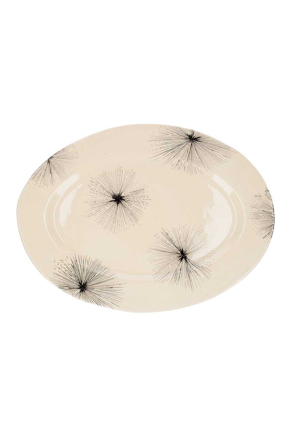 Plat en céramique Porc-épic Three Seven