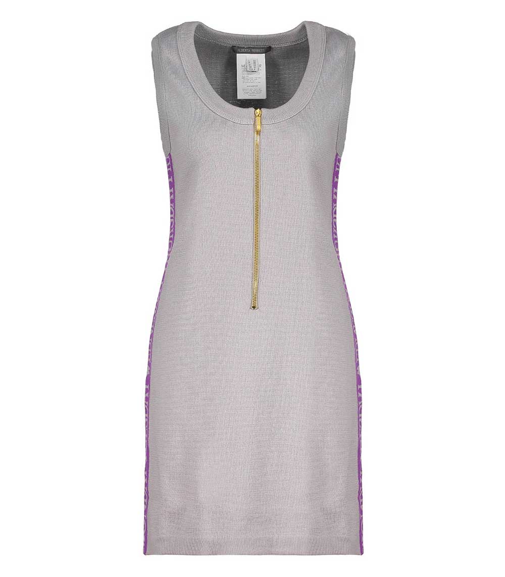 Robe zippée Alberta Ferretti
