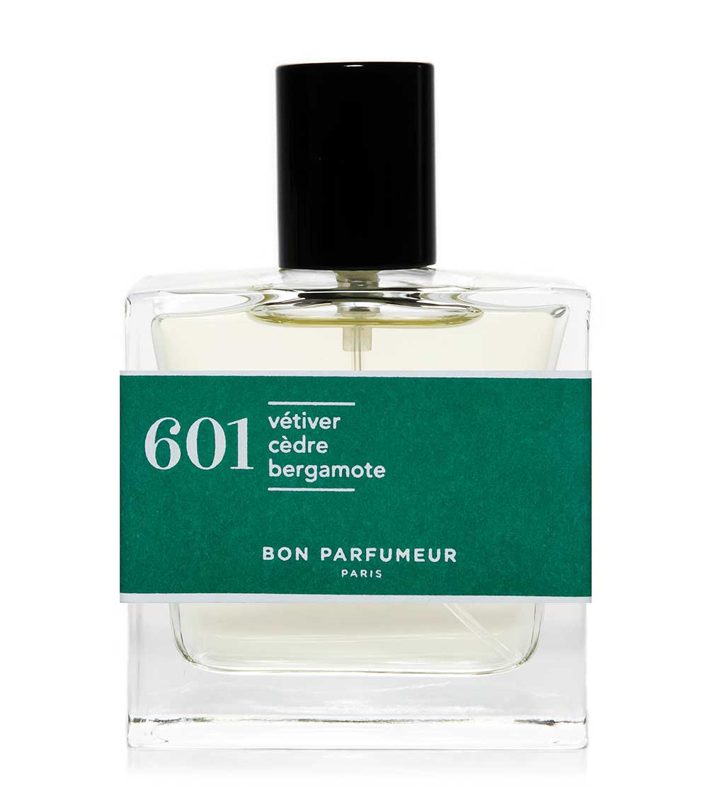 Eau de Parfum 601 Vétiver, Cèdre et Bergamote 30 ml Bon Parfumeur