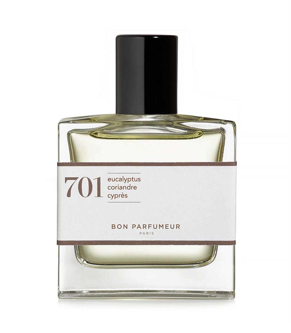Eau de Parfum 701 Eucalyptus, Coriandre, Cyprès 30 ml Bon Parfumeur