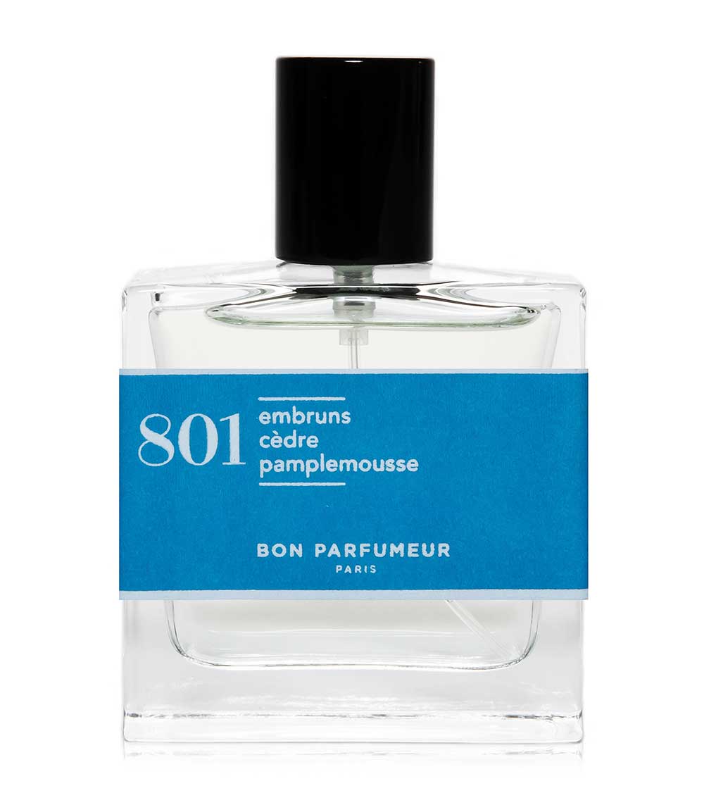 Eau de Parfum 801 Embruns, Cèdre, Pamplemousse 30 ml Bon Parfumeur