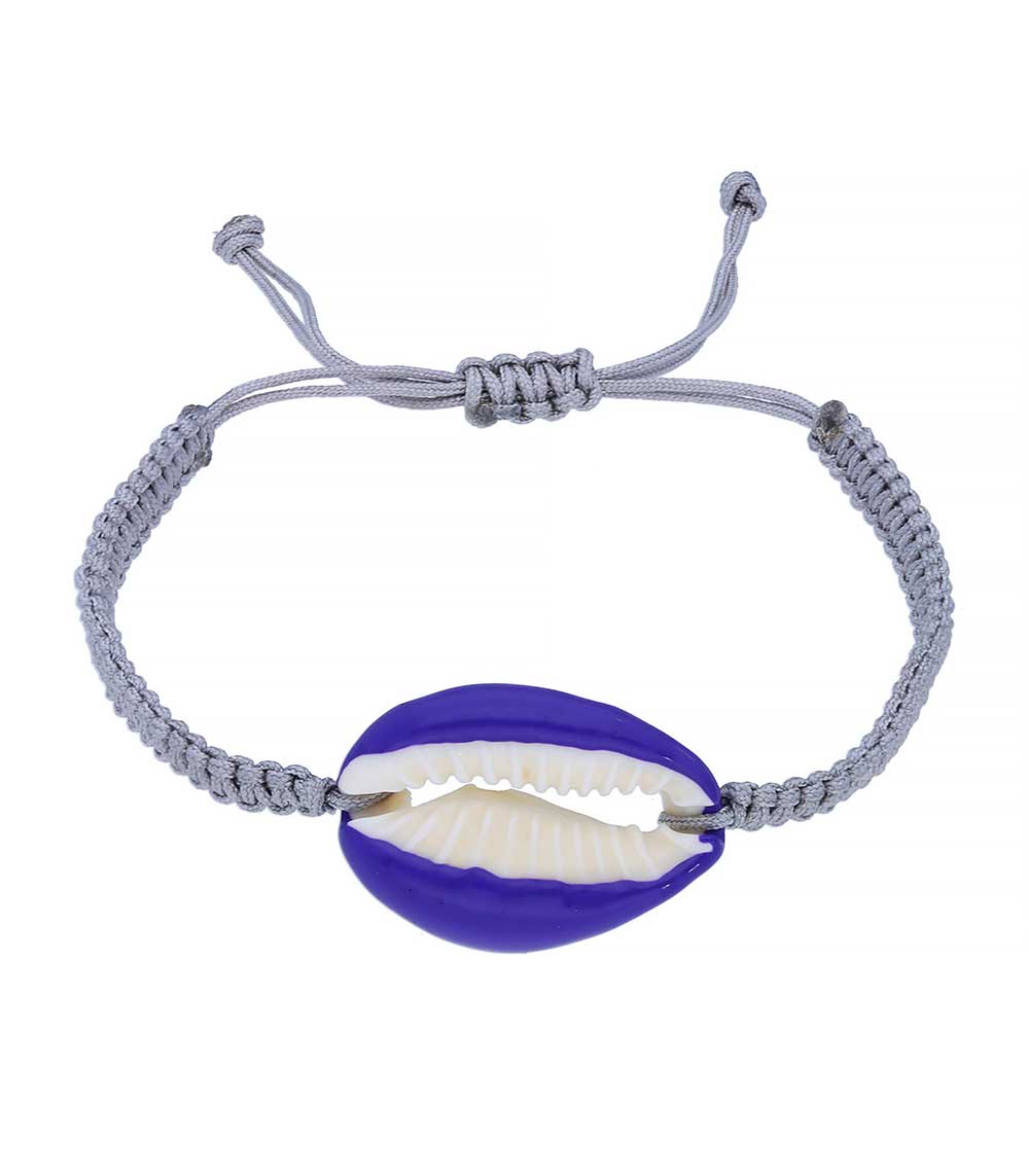Bracelet tressé à coquillage Pino coloré Maison Irem