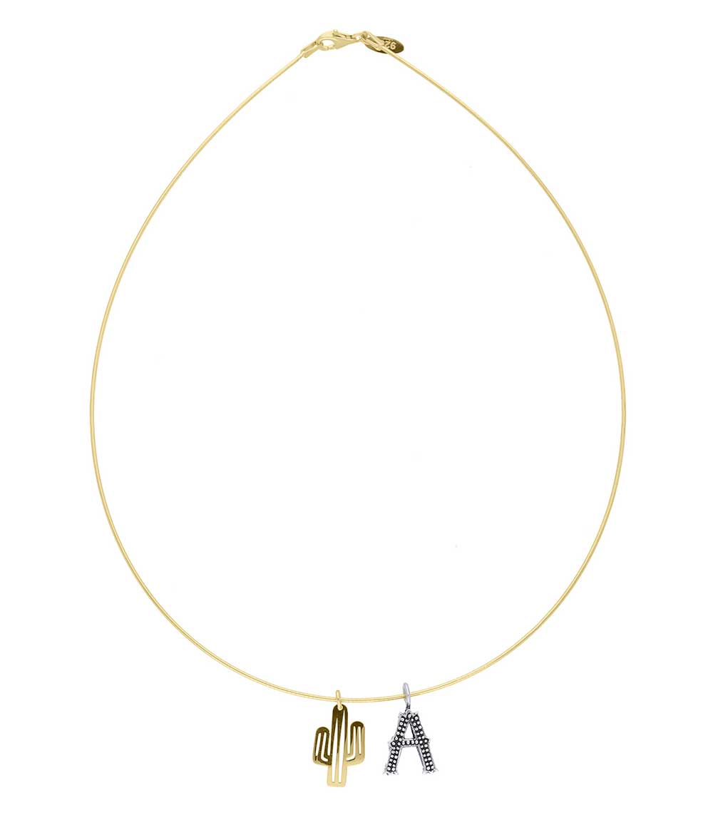 Collier tour de cou Lettre Cactus Maison Irem