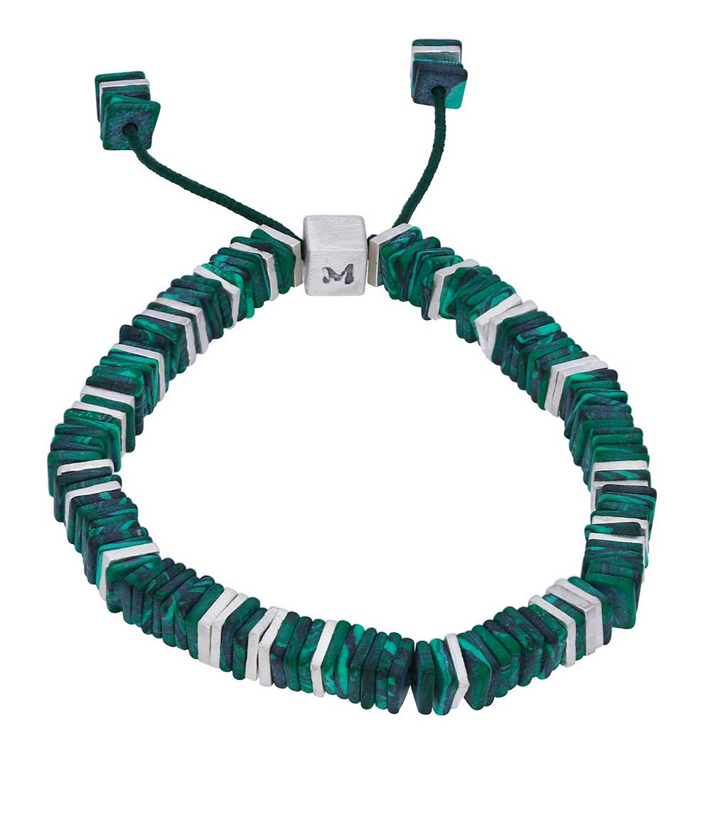 Bracelet Razze Square à perles carrées M.Cohen by Maor