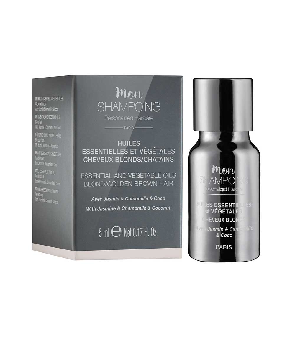 Booster Huiles essentielles et végétales cheveux blonds/châtains 5 ml Mon Shampoing