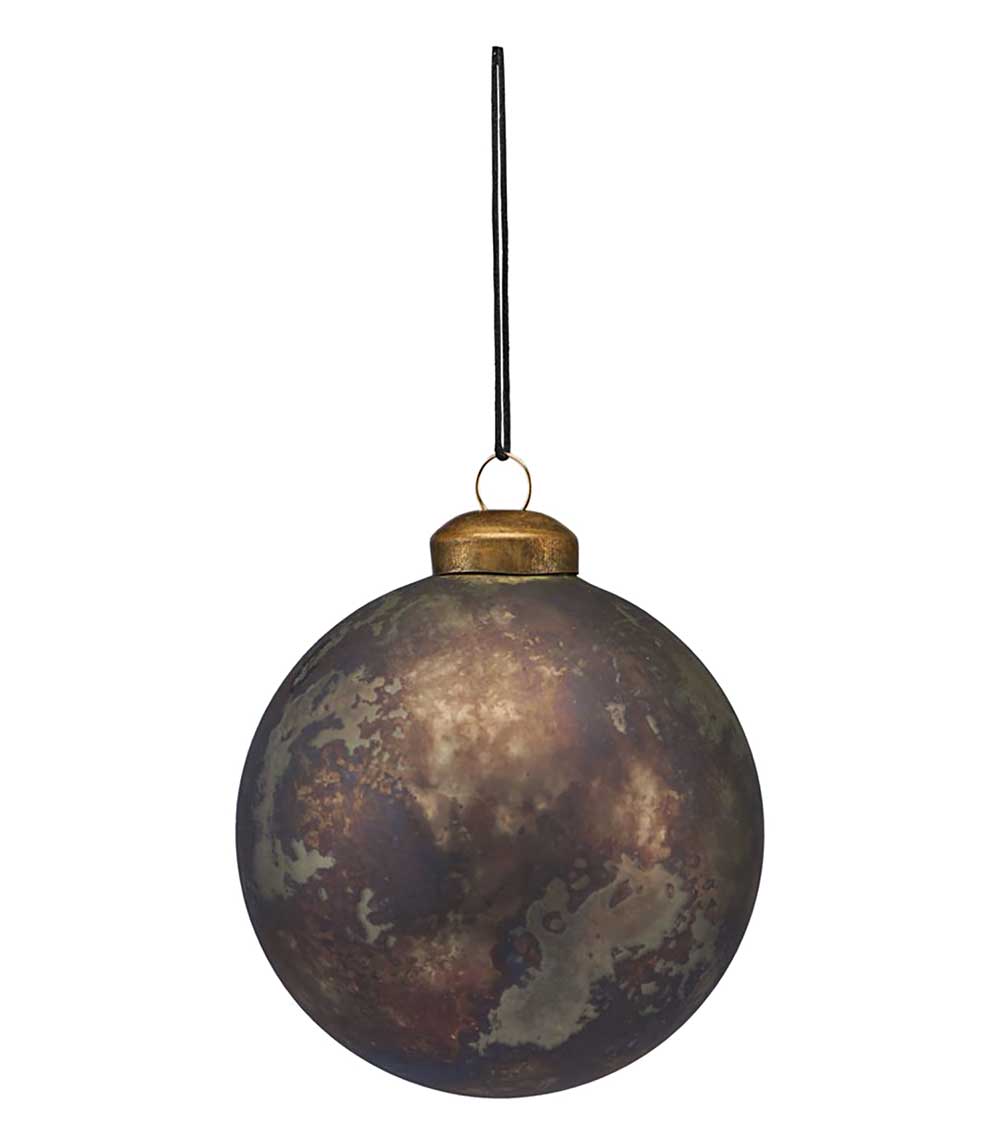 Boule de Noel Nuance bleu Antique House Doctor