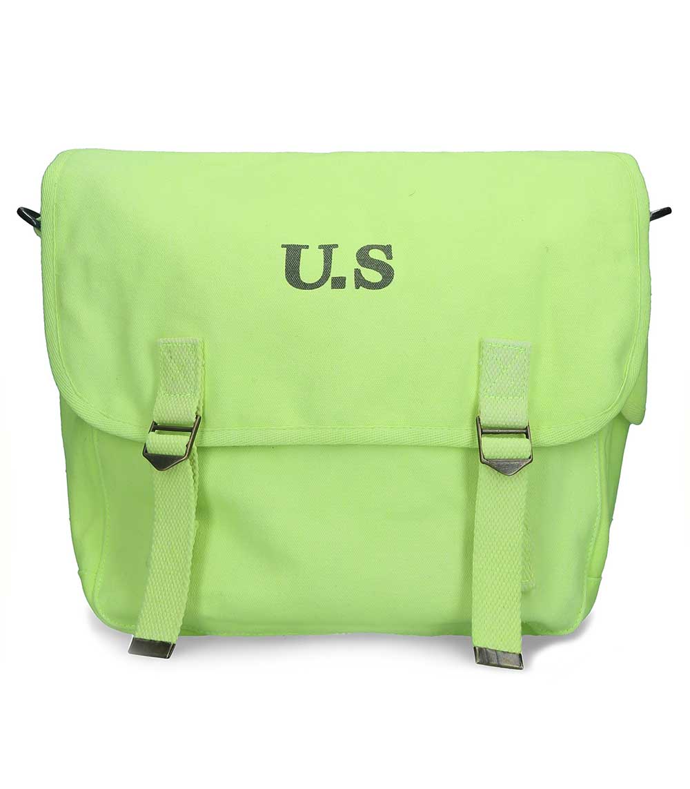 Sac U.S grand toile jaune fluo Sac U.S
