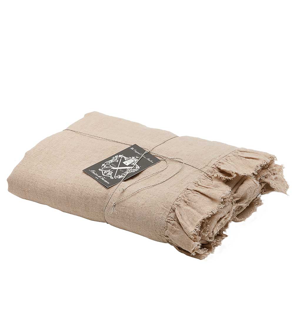 Housse de couette Boho Lin Lavé 140 x 200 cm Maison de Vacances