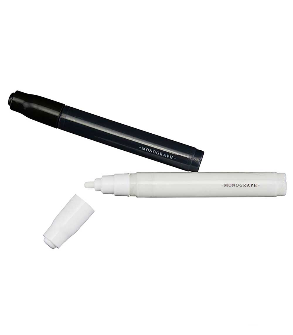 Marqueurs pinceaux 2 couleurs Monograph