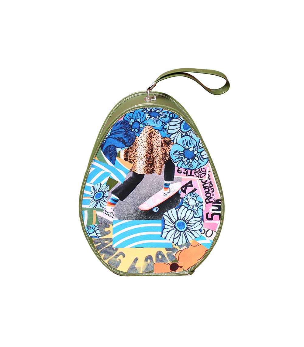 Vanity ovale vintage customisé 31 x 25 x 15 cm Find Your California