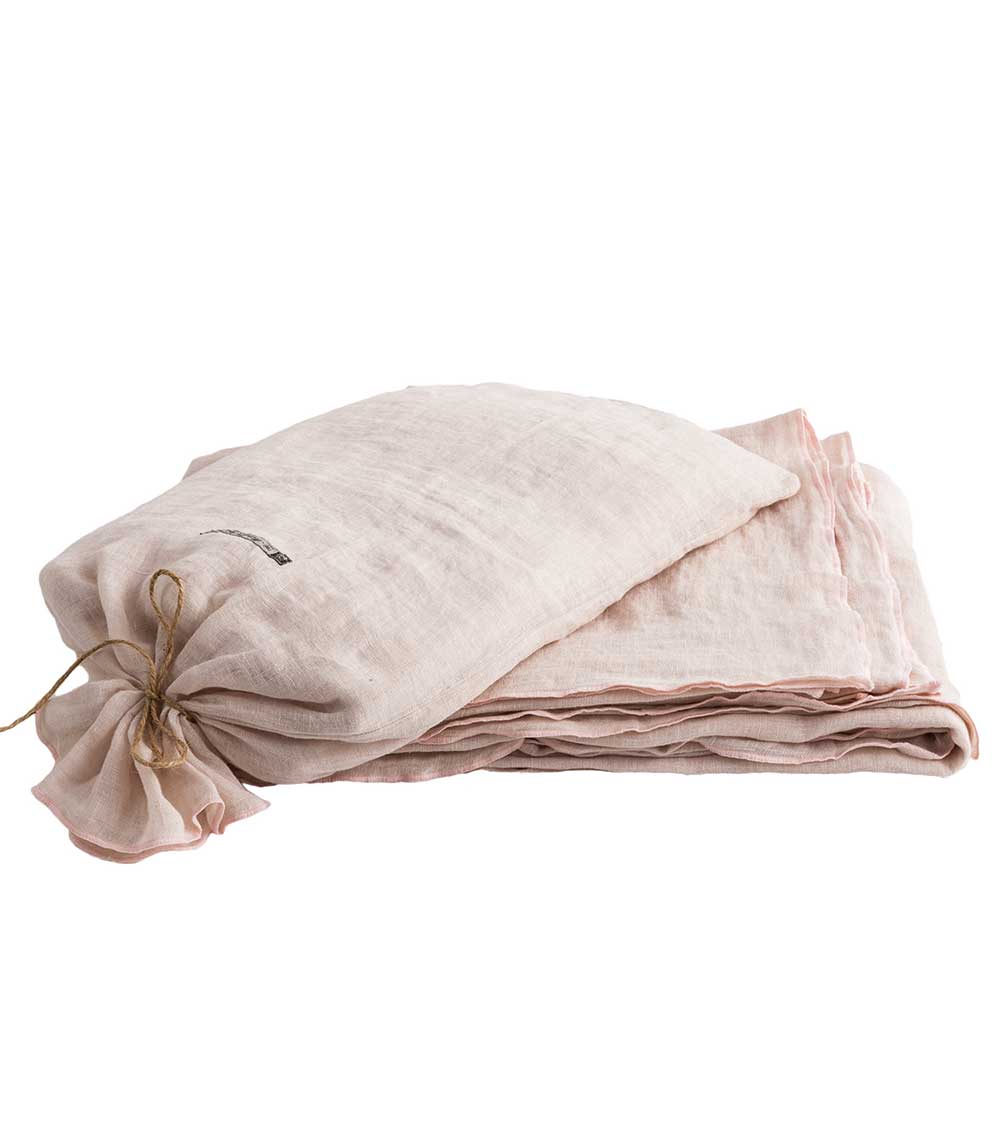 Voile de voyage lin 270 x 300 cm Maison de Vacances