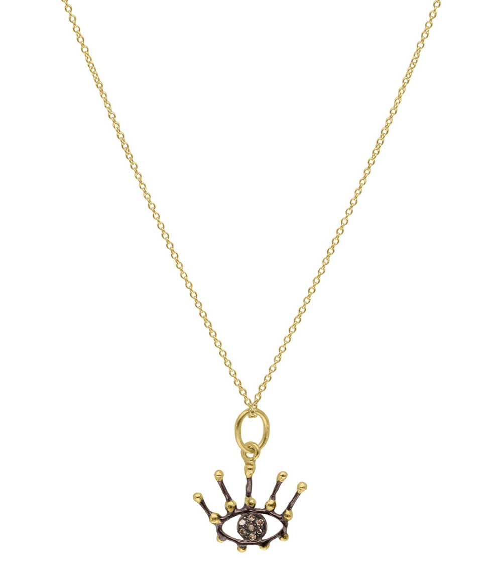 Collier Artie argent argent, or et diamants 5 Octobre