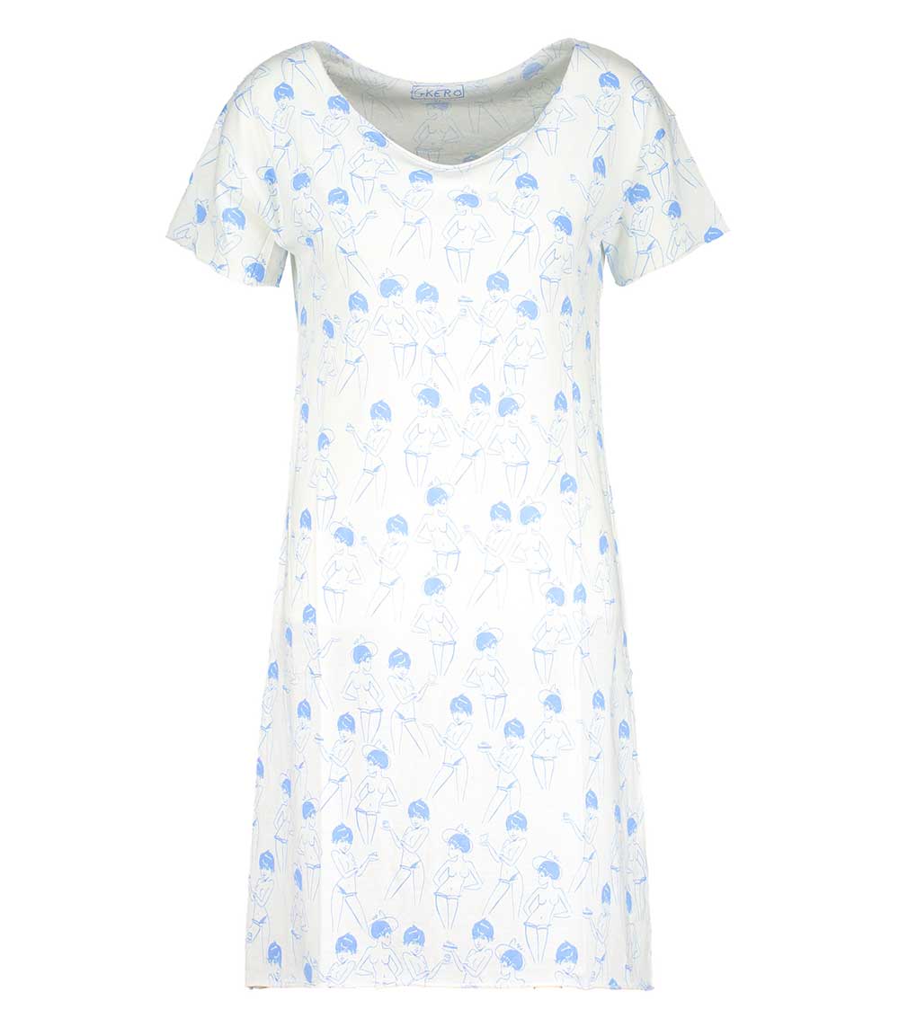 Robe tee-shirt Blue Girl exclu Jane de Boy G.Kero