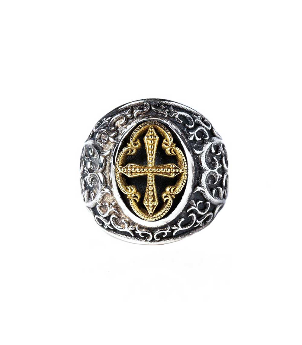 Bague Idylle en argent et or Corpus Christi