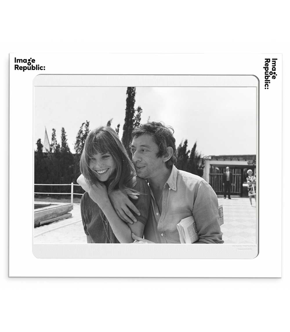 Affiche Jane Birkin & Serge Gainsbourg Karting 40 x 50 cm Image Republic