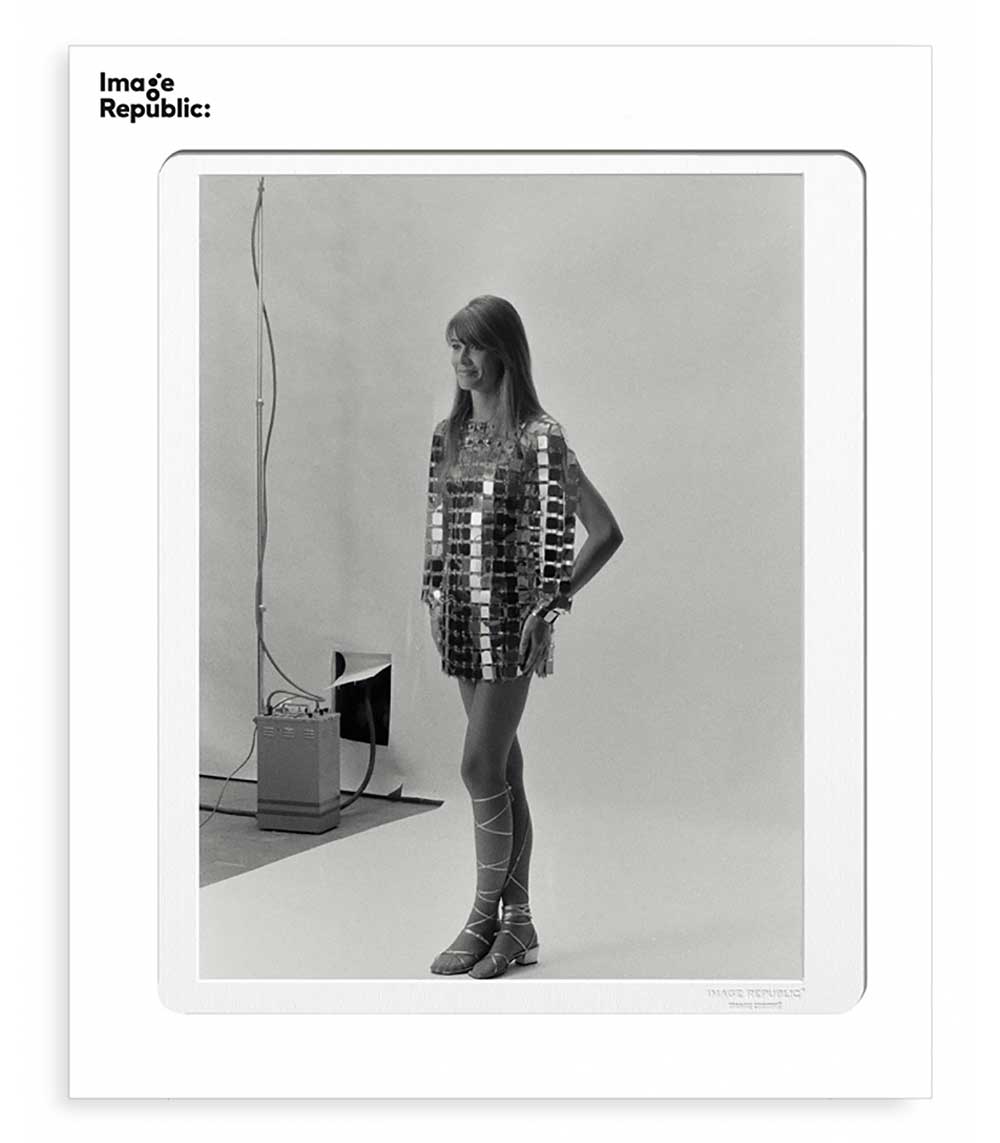Affiche Françoise Hardy Robe Paco Rabanne 56 x 76 cm Image Republic