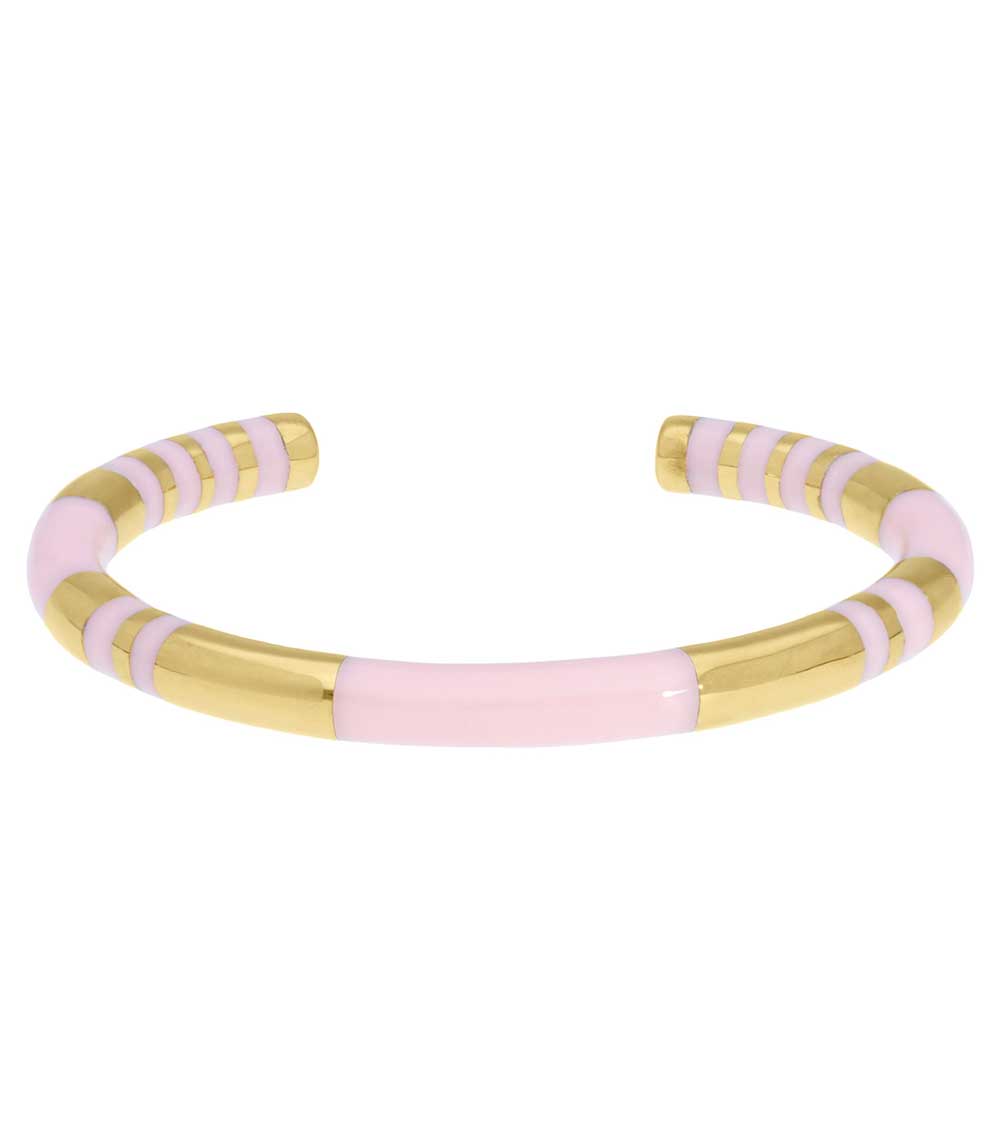 Jonc Positano Baby Pink Aurélie Bidermann