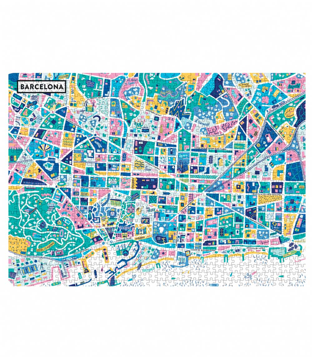 Puzzle Corbineau Barcelone 1000 pièces Image Republic