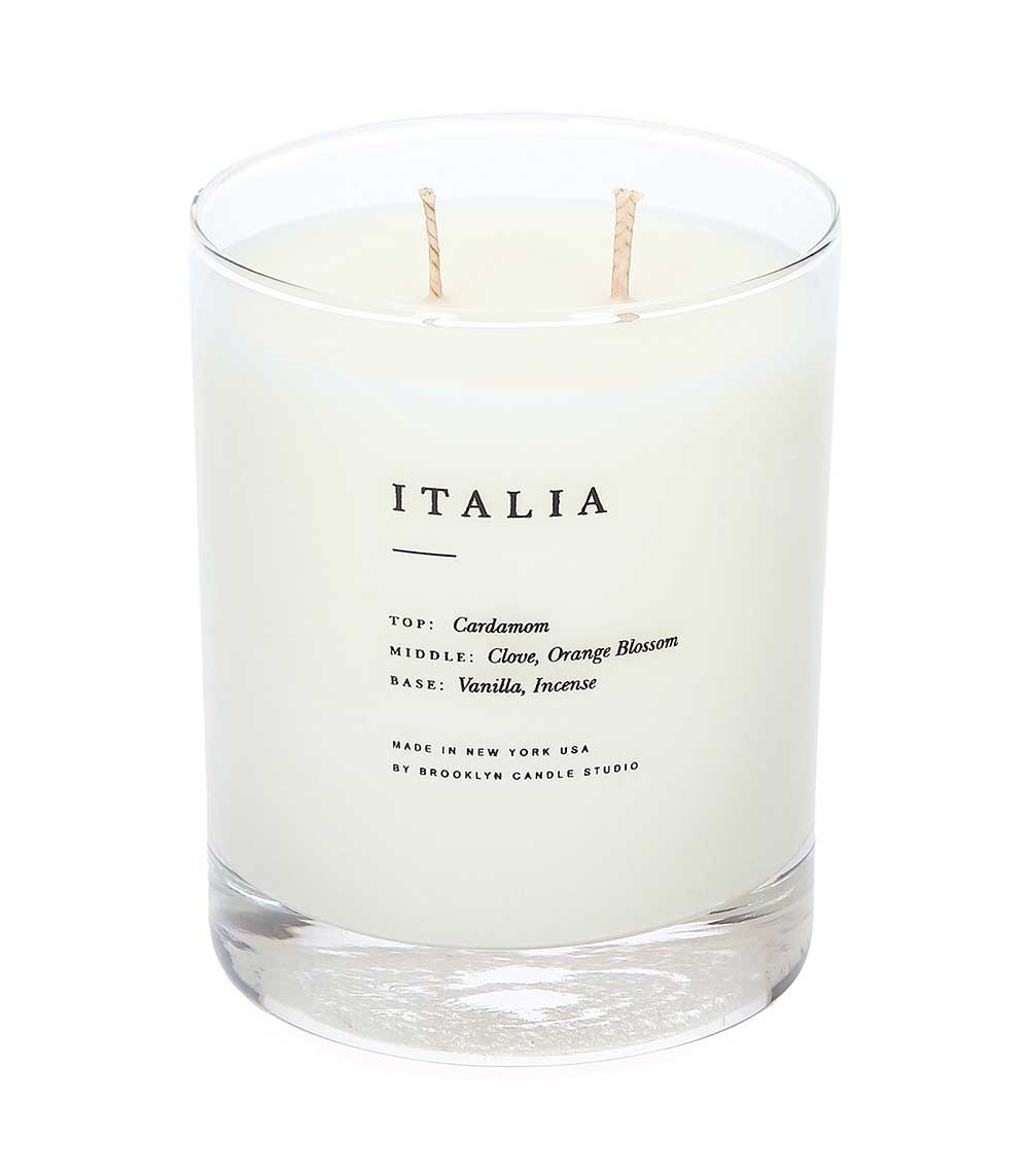 Bougie végétale parfumée Escapist Italia Brooklyn Candle Studio