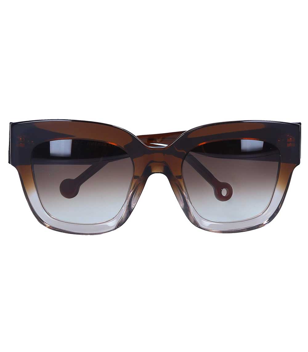 Lunettes de soleil Zaza Brun Dégradé Nathalie Blanc