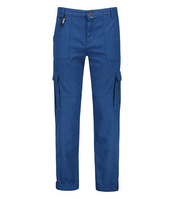Pantalon cargo homme Fred Navy Reiko à -70%