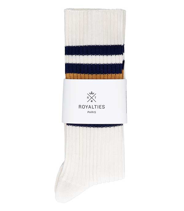 Chaussettes homme Jay Ocre Royalties - Taille 40/45