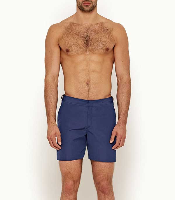 Short de bain homme mi-long Bulldog II Blue Wash Orlebar Brown