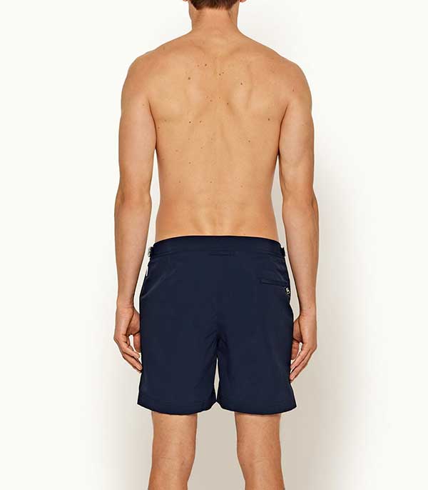 Short de bain homme mi-long Bulldog II Navy Orlebar Brown