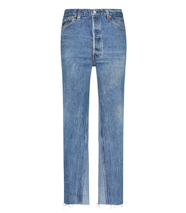 Jean flare crop taille haute Levi's RE/DONE - Taille 23