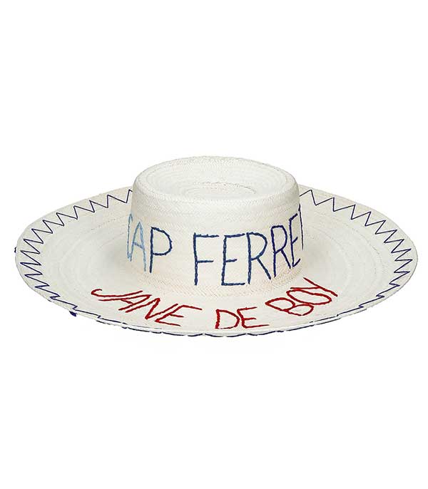 Chapeau de paille Cap Ferret x Jane de Boy Kilometre Paris