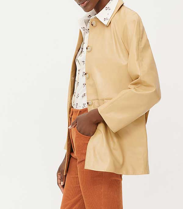 Manteau en cuir Daphne Alexa Chung