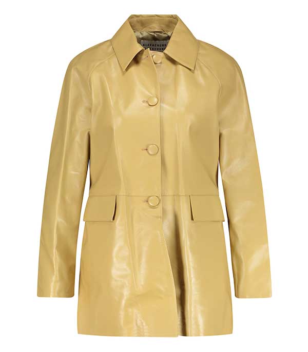 Manteau en cuir Daphne Alexa Chung - Taille 6 à -50%