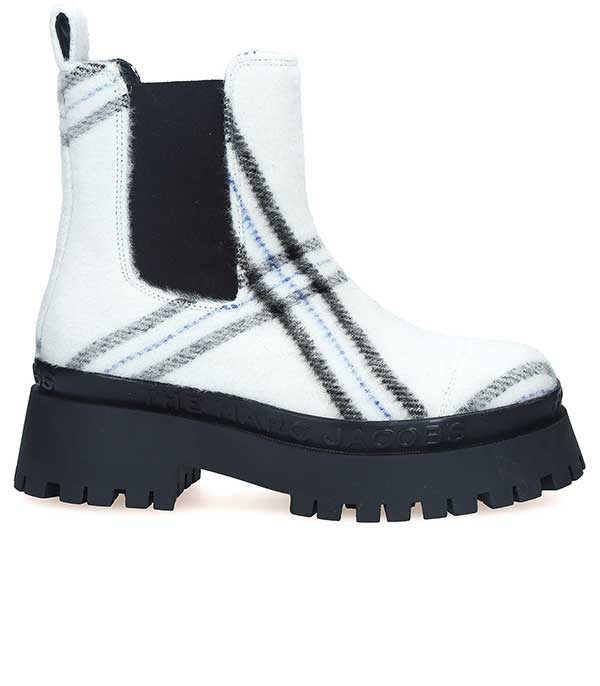 Bottines The Plaid Boots  Marc Jacobs à -70%