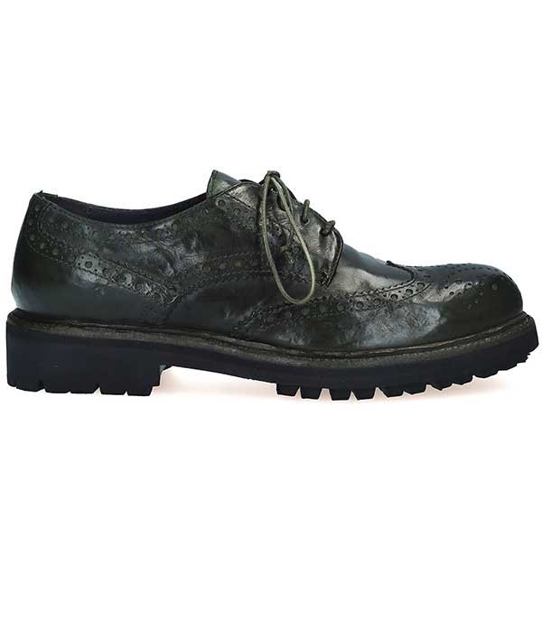 Derbies Chiesa cuir Kaki King Tartufoli - Taille 38 à -40%