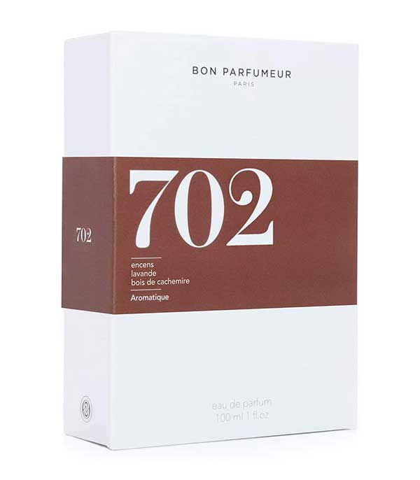 Eau de Parfum 702 Encens, Lavande, Bois de Cachemire 100 ml Bon Parfumeur