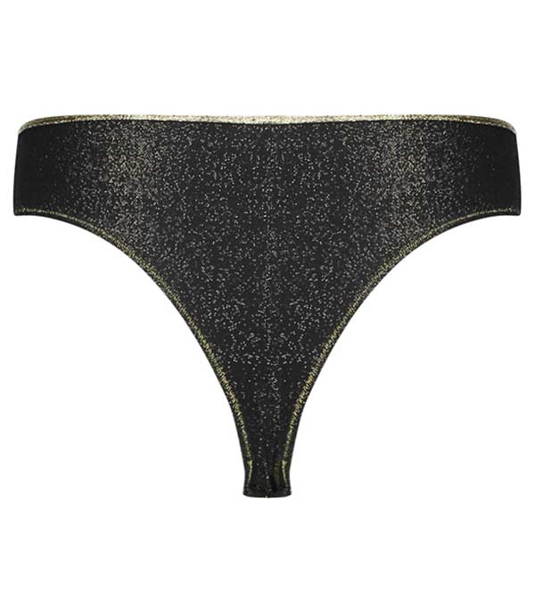 Tanga Inès Noir Lurex La Nouvelle