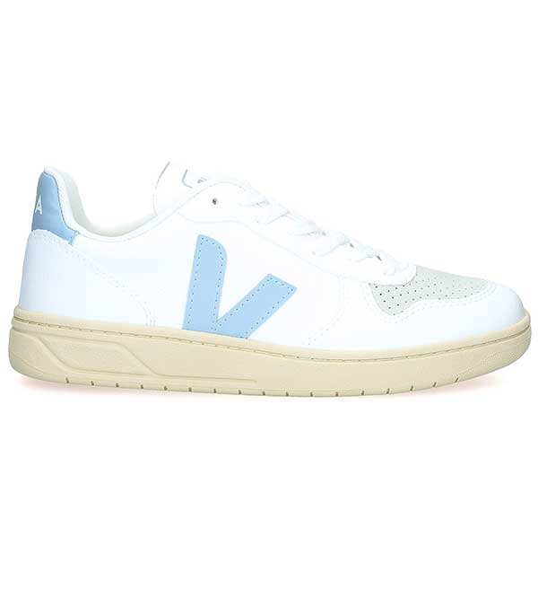Baskets V-10 CWL White Steel Butter Sole Veja - Taille 35 à -40%