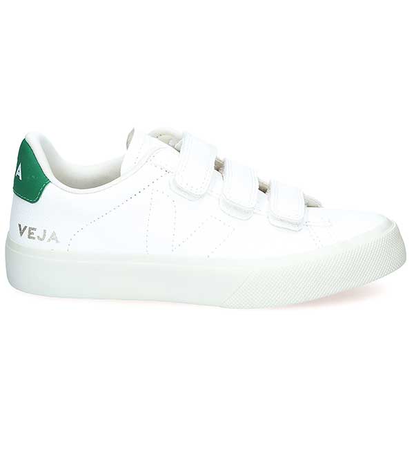 Baskets Recife Chromefree Extra White Emeraude Veja