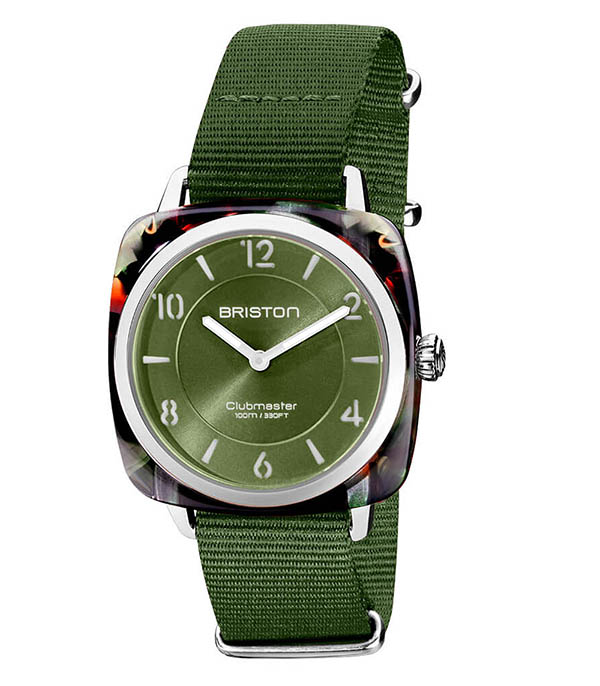 Montre Clubmaster Chic HM - Vert Olive Briston