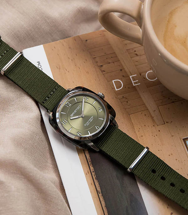 Montre Clubmaster Chic HM - Vert Olive Briston